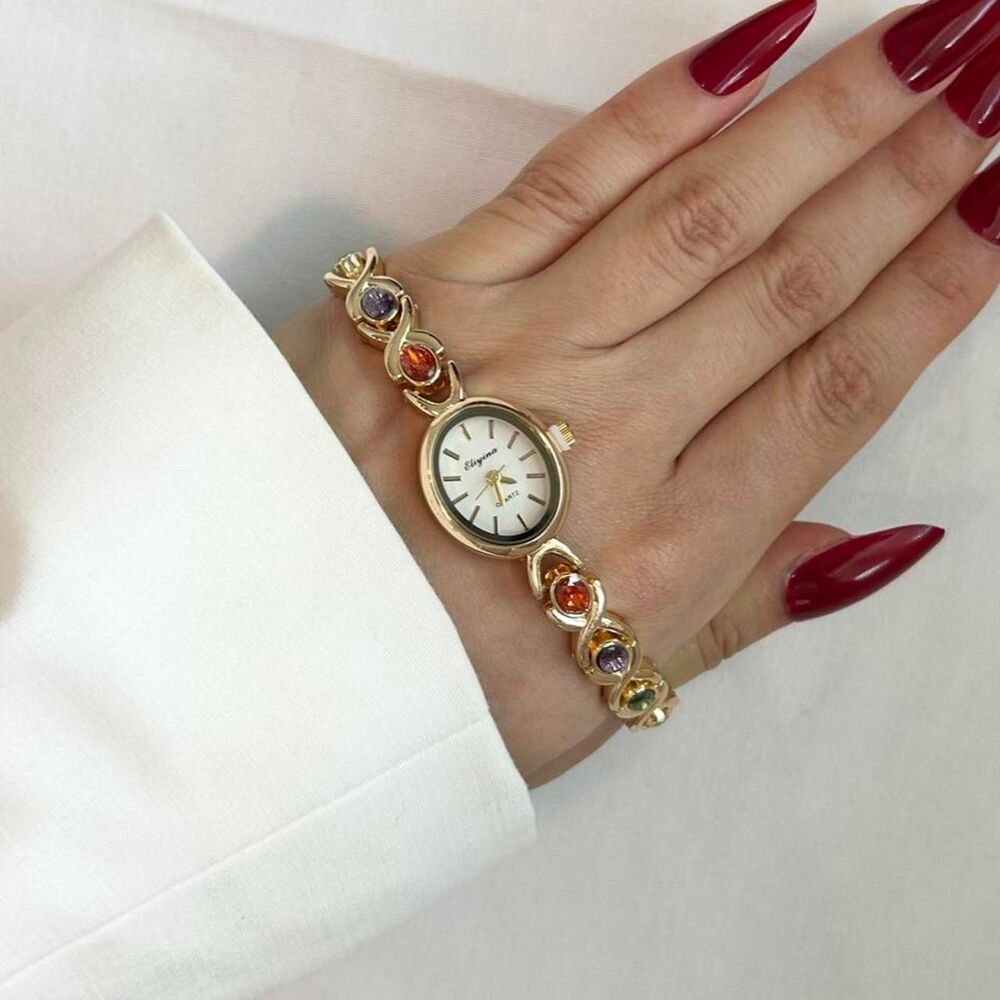 Vintage Inspired Luxury Gold Watch